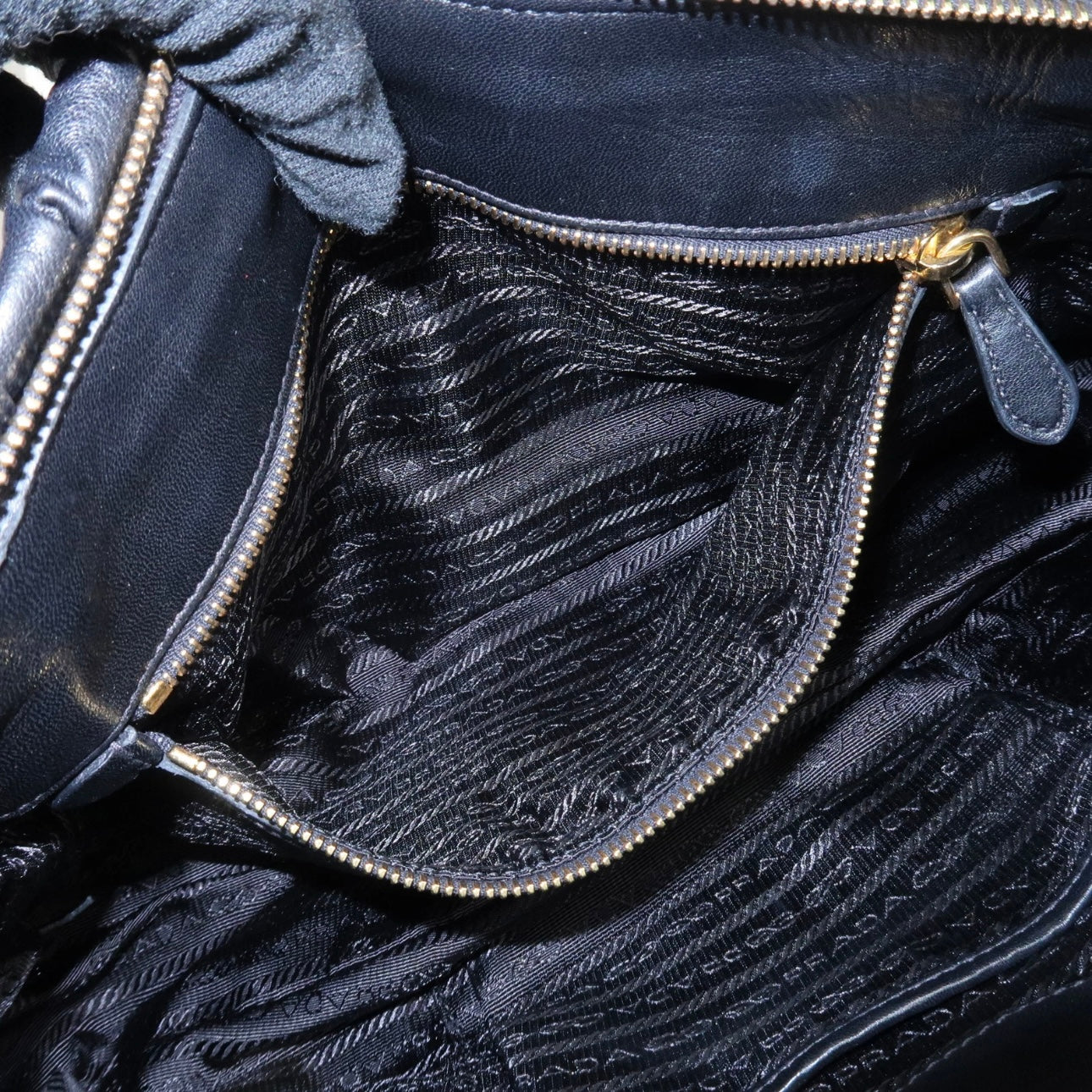 PRADA Leather 2WAY Tote Bag