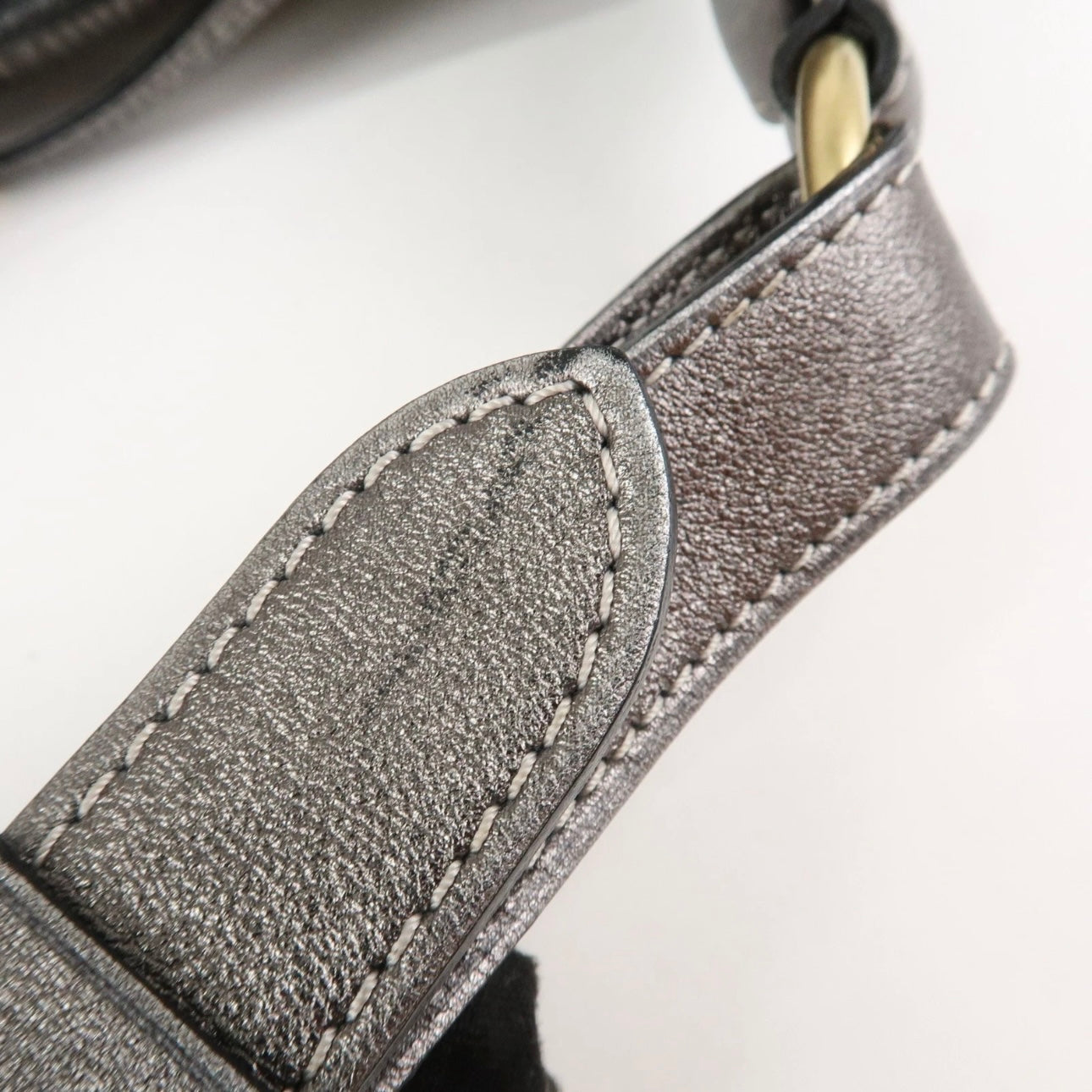 Louis Vuitton Monogram Mini Lin Manon MM ShoulderBag Platine