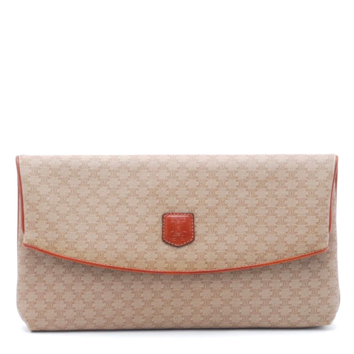 Celine Macadam Clutch Bag - Beige, PVC 