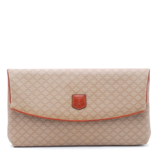 Celine Macadam Clutch Bag - Beige, PVC