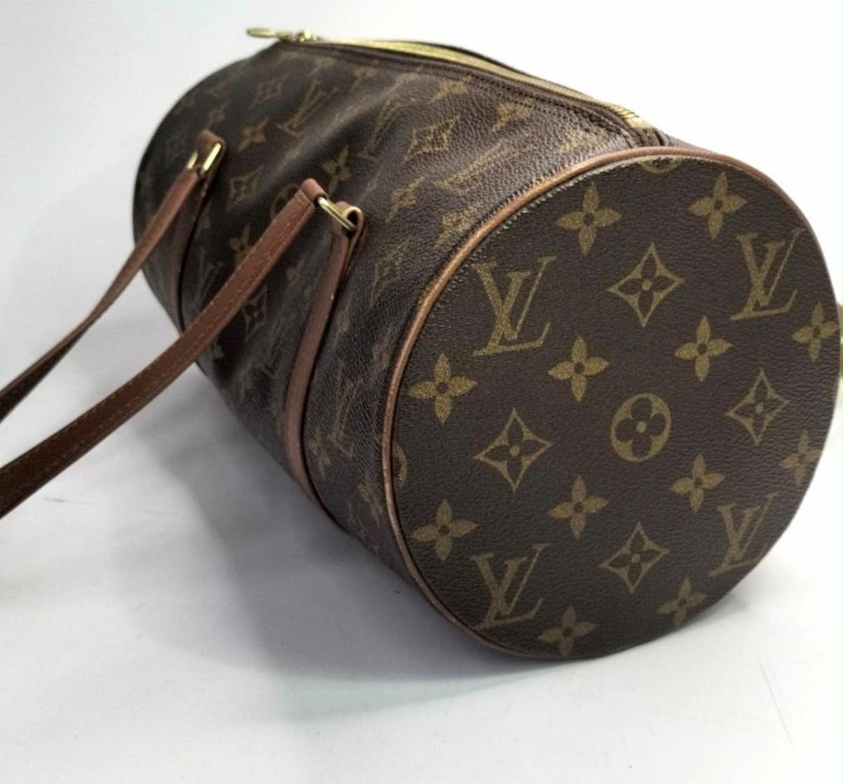 Louis Vuitton Monogram Papillon 30 Hand Bag - Brown, Monogram Canvas, Nume Leather