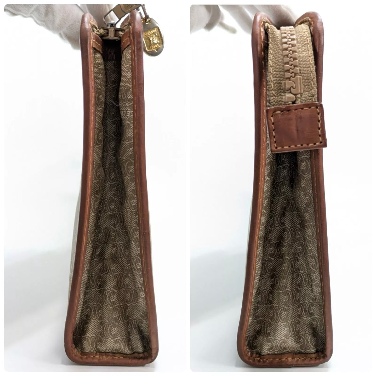 CELINE Vintage Clutch Macadam