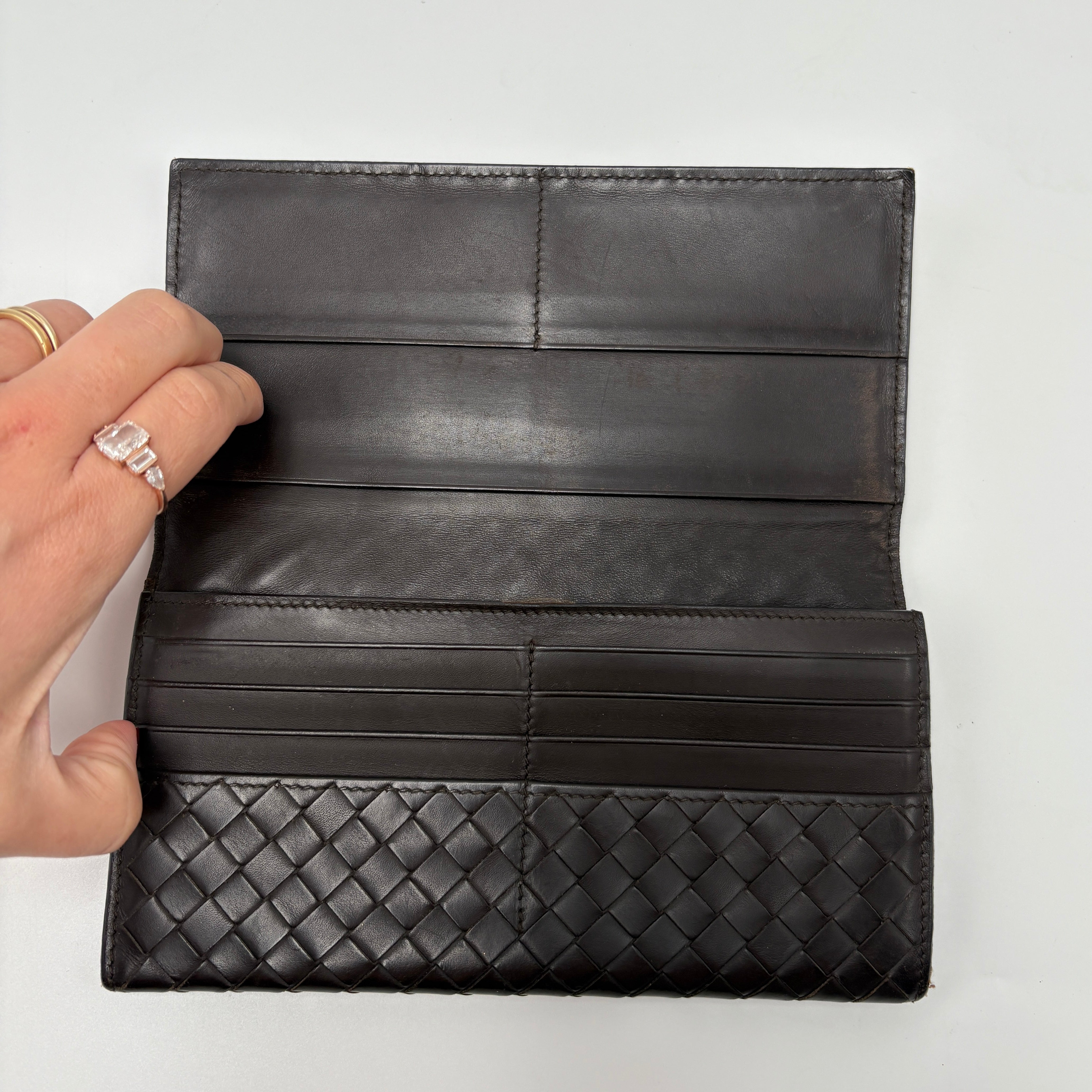 BOTTEGAVENETA Intrecciato Purse Calfskin