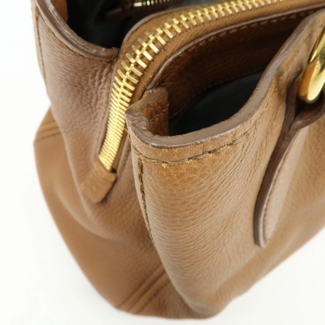 MIU MIU Leather Vitello Caribu Bag