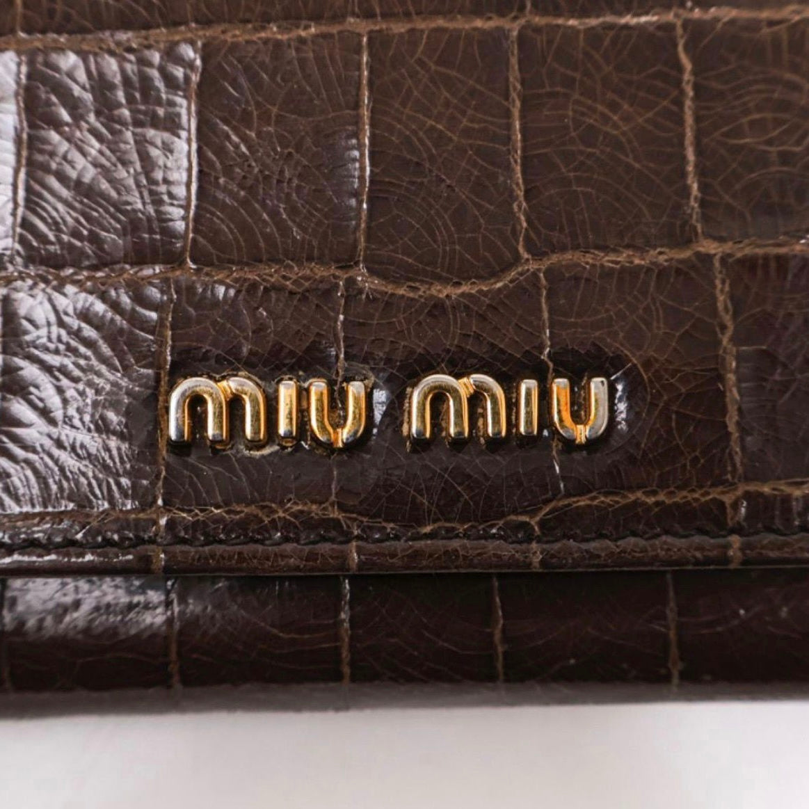 Miu Miu Brown Wallet