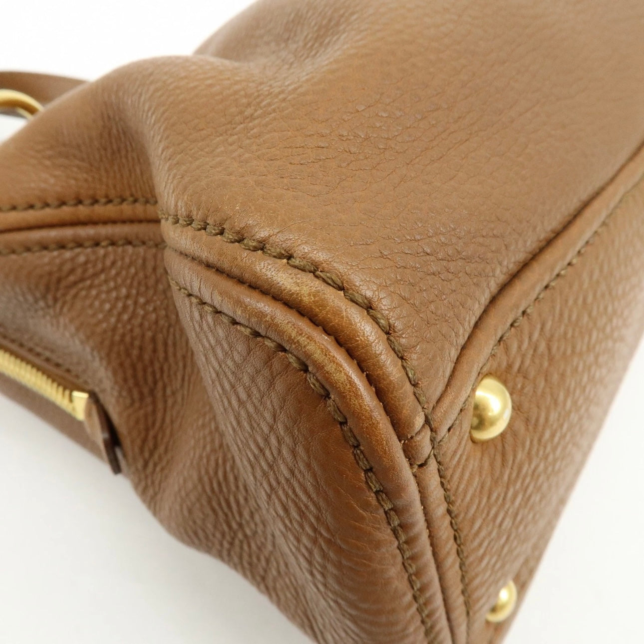 MIU MIU Leather Vitello Caribu Bag