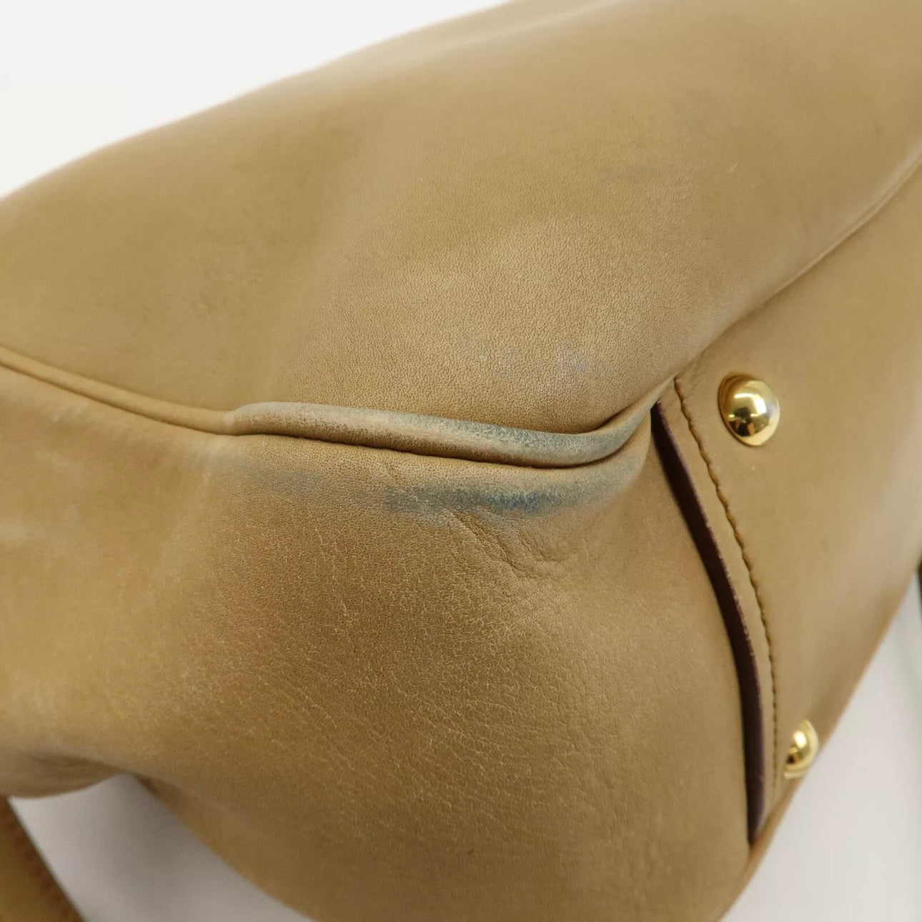 Miu Miu 2Way Shoulder Bag - Beige, Leather