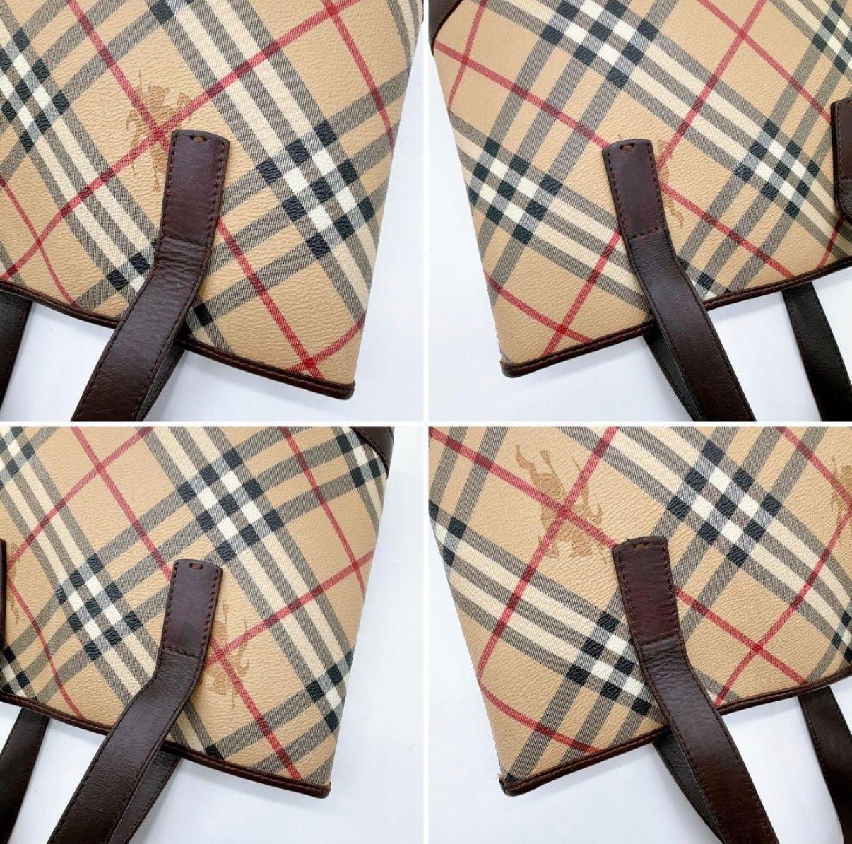 BURBERRY Nova Check Tote Bag