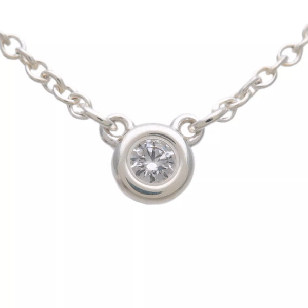 Tiffany&Co. By the Yard 1P Diamond Necklace 0.03ct