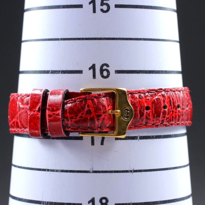 Vintage GUCCI 2600L 19mm Red Gold Quartz Women's Watch