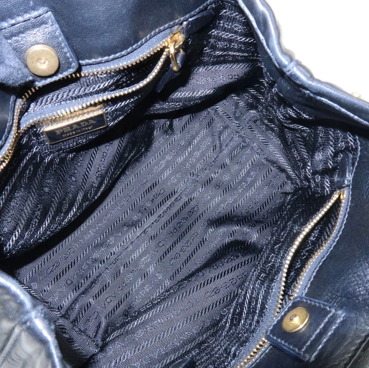 Prada Hand Bag - Black, Nappa Leather
