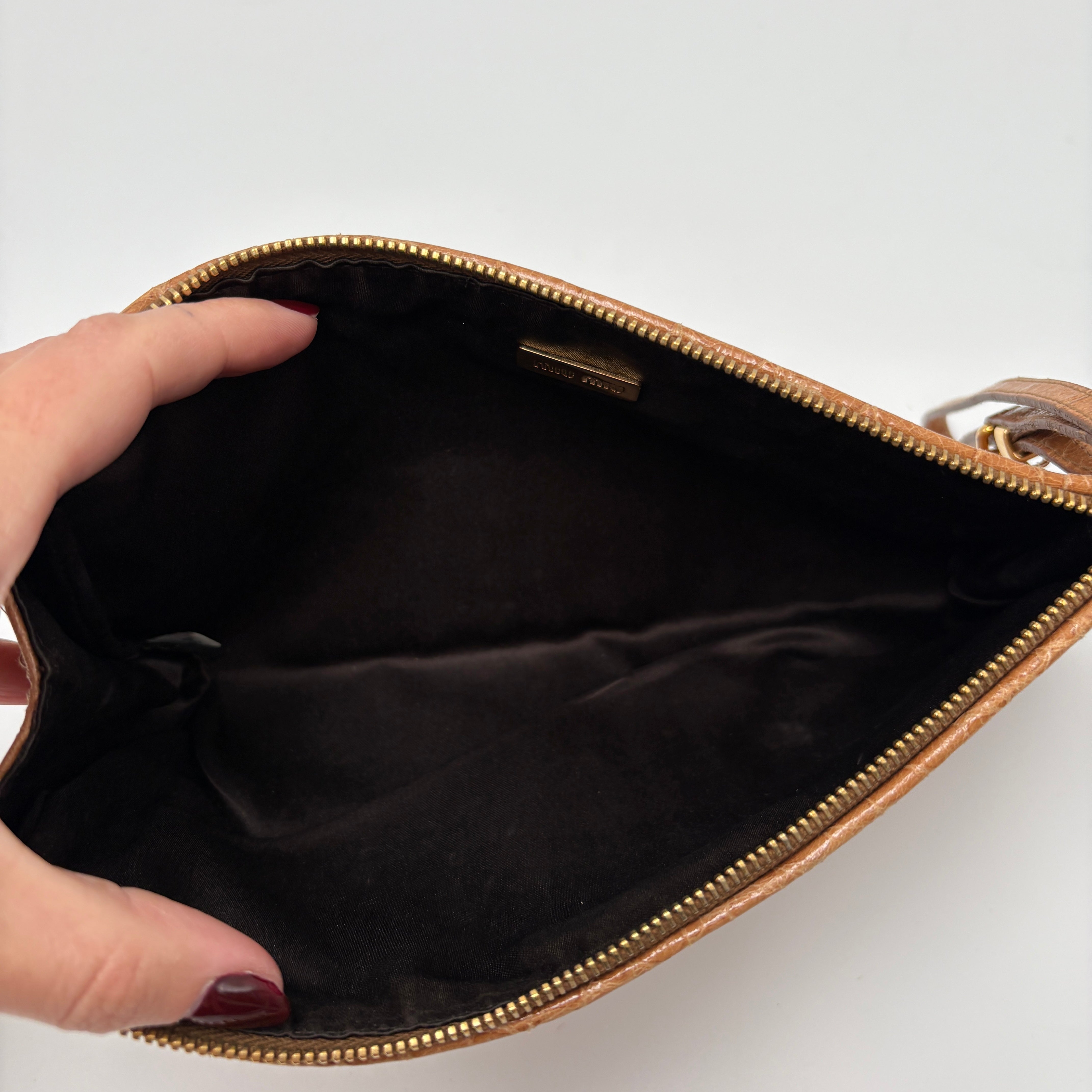 MIU MIU Croco clutch