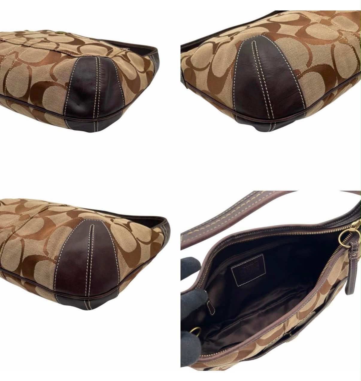 Coach Signature brown bag