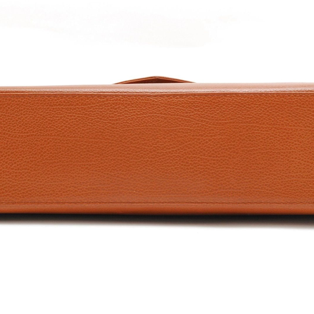 Saint Laurent Stitch Cassandra Handbag - Brown, Leather