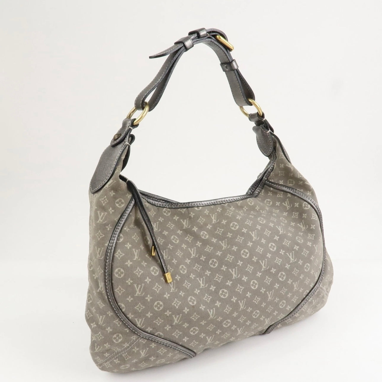 Louis Vuitton Monogram Mini Lin Manon MM ShoulderBag Platine