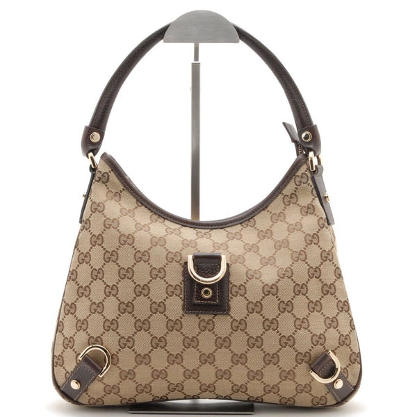 Gucci Abbey D-Ring Hobo Shoulder Bag - Brown, Leather