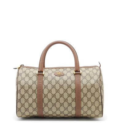 Gucci GG Supreme Shoulder Bag - Beige Brown, Canvas Leather