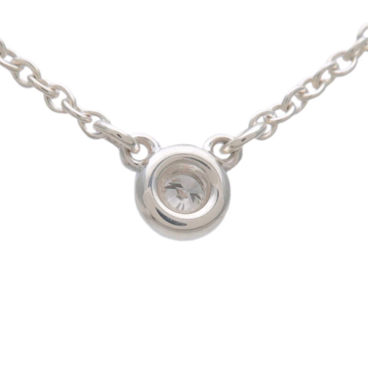 Tiffany&Co. By the Yard 1P Diamond Necklace 0.03ct