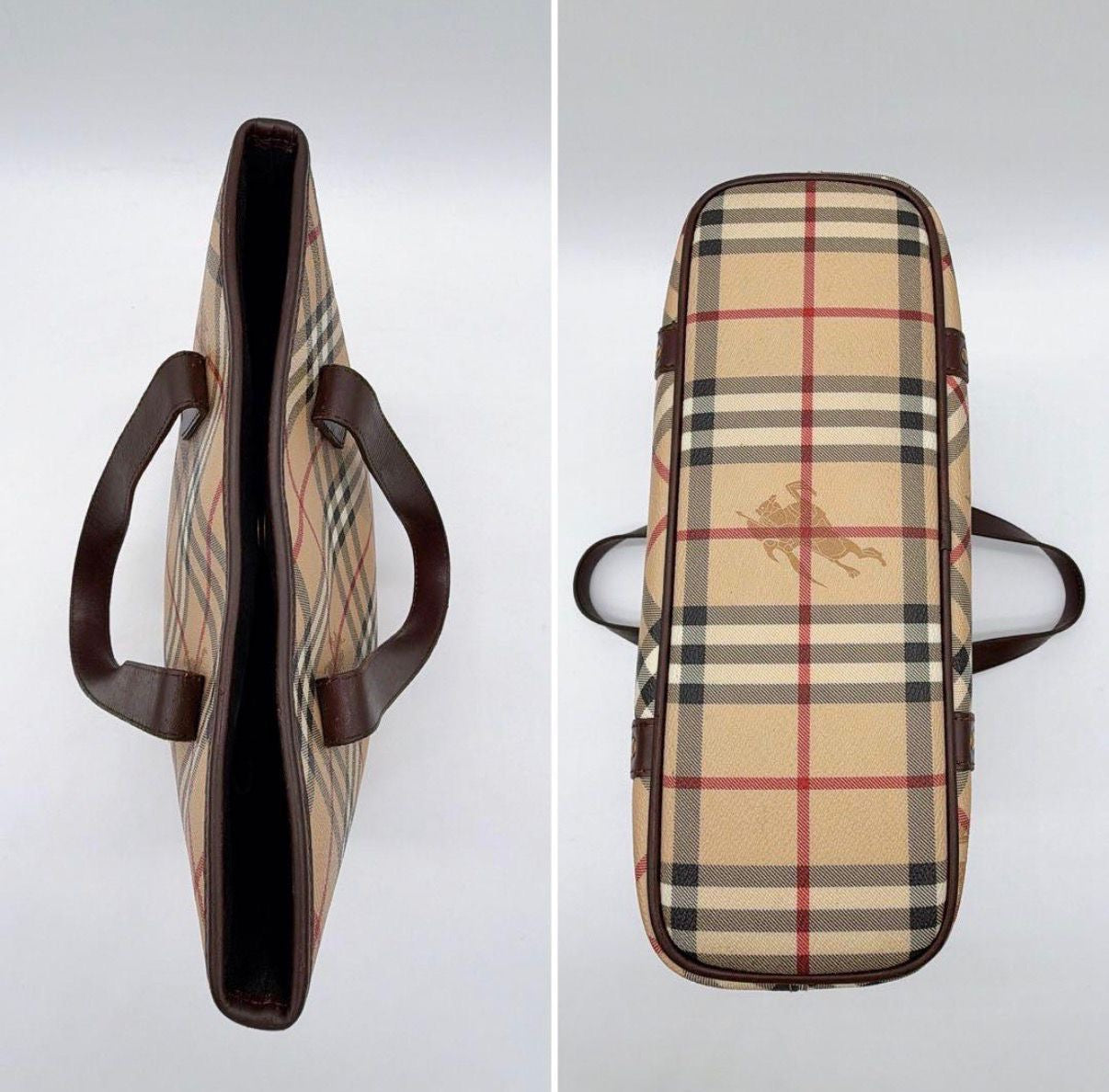 BURBERRY Nova Check Tote Bag