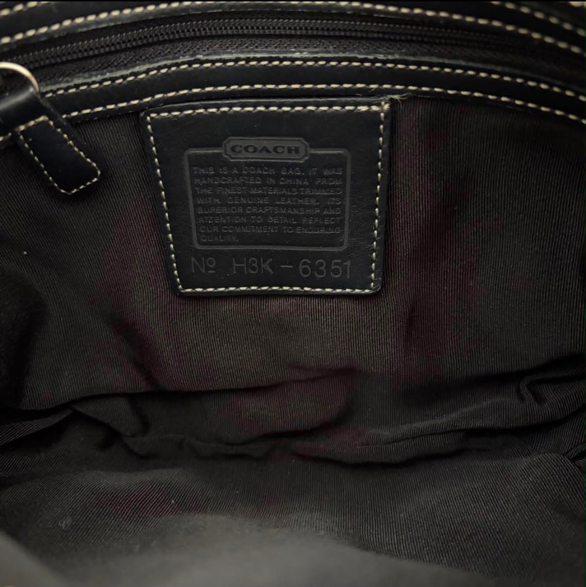 Coach Signature black bag