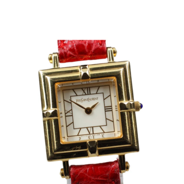 Yves Saint Laurent 5420-F46657 Wristwatch - White, Leather 