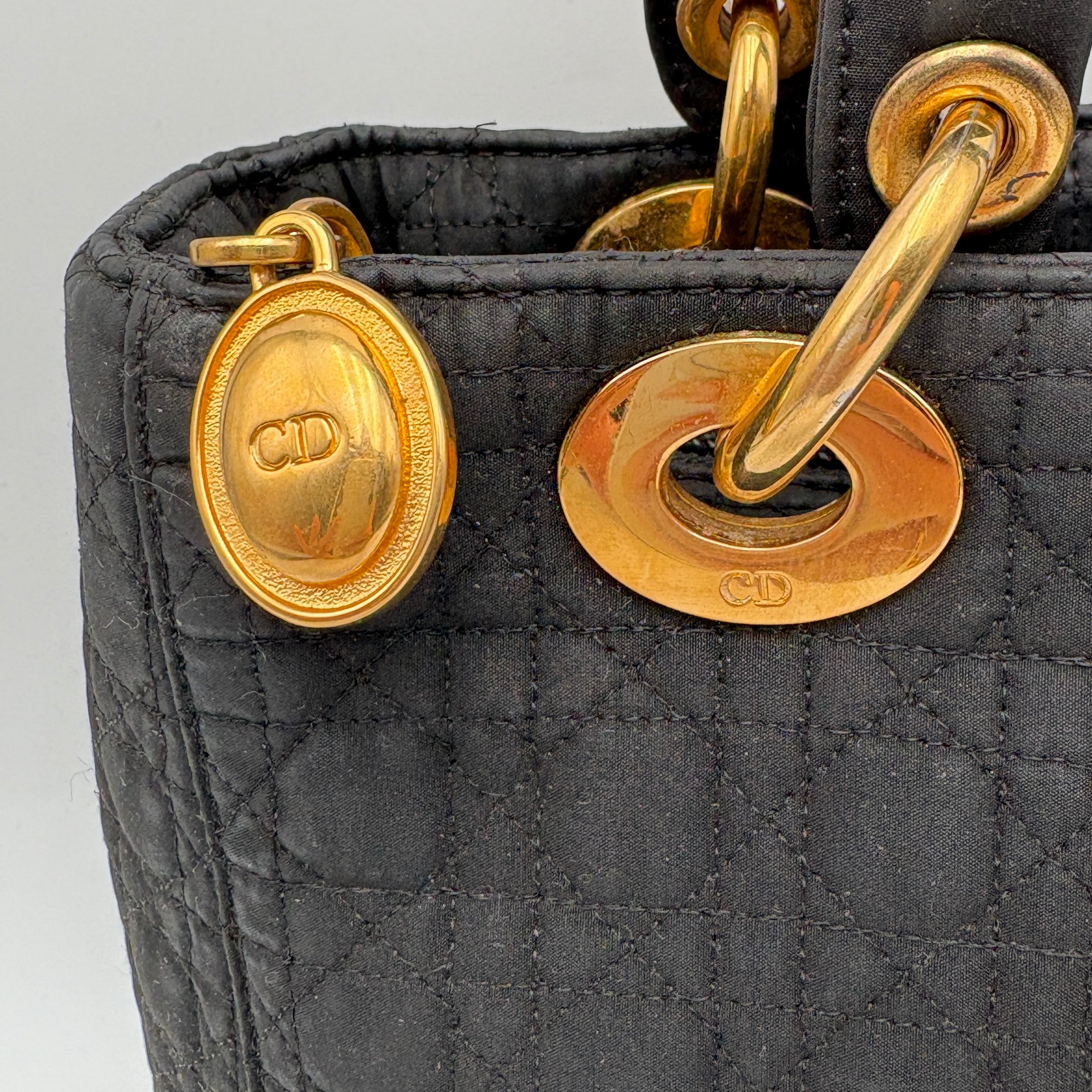 Lady Dior nylon bag