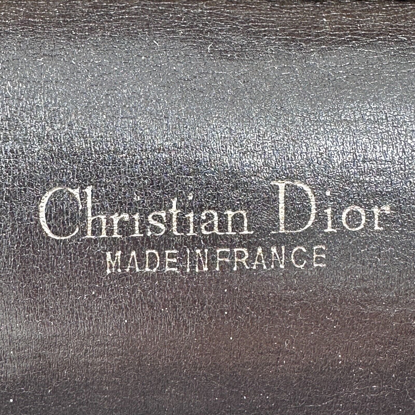 Christian Dior Trotter Canvas Leather Chain Shoulder Bag