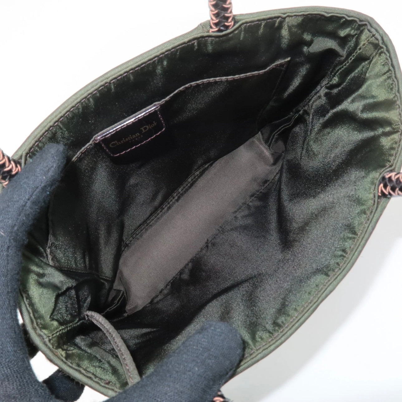 Christian Dior Hand Bag - Beige, Brown, Unborn Calf