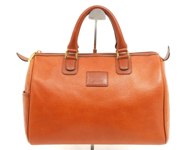 Burberry Nova Check Horse Handbag - Brown, Leather 