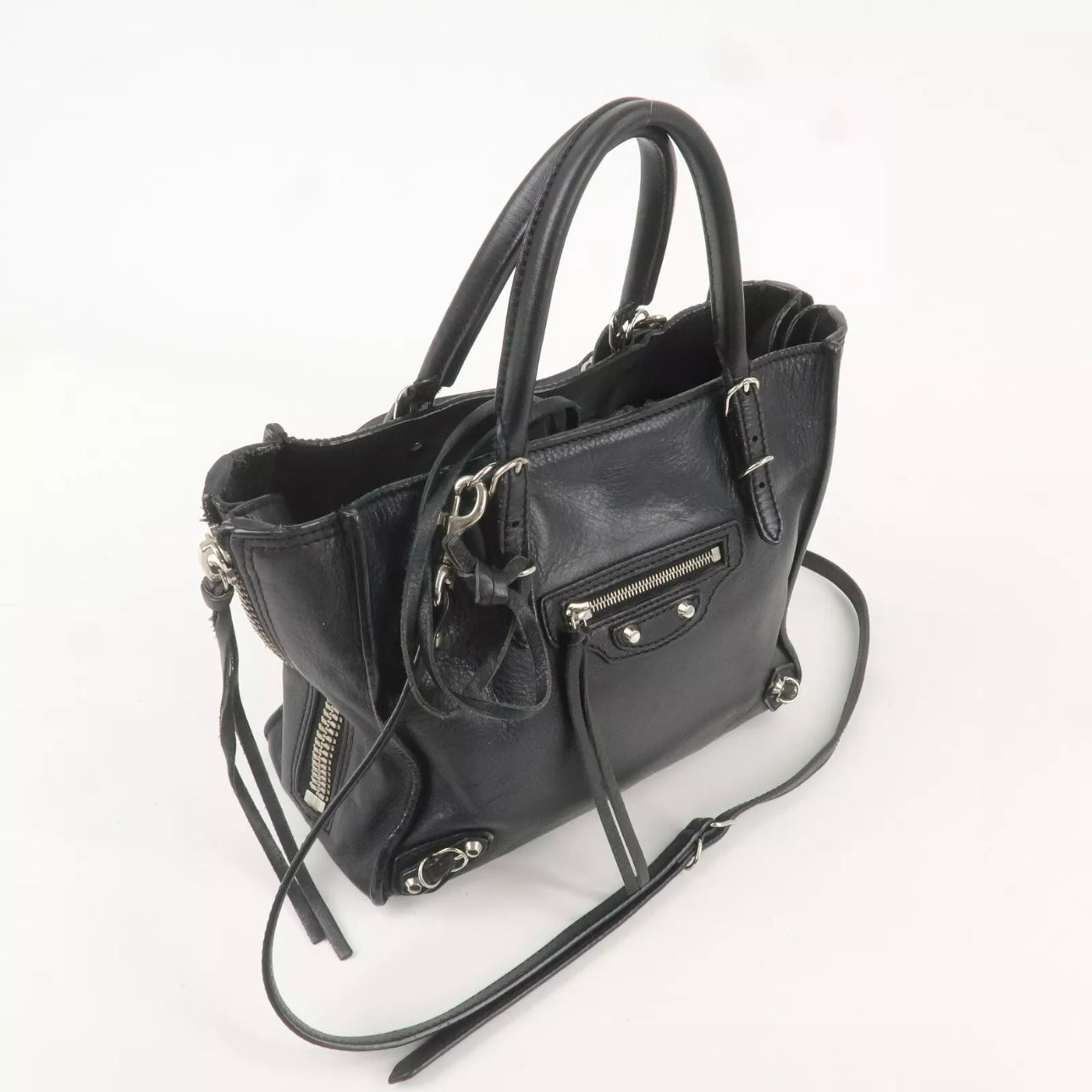 Leather Paper Mini 2way Shoulder Bag