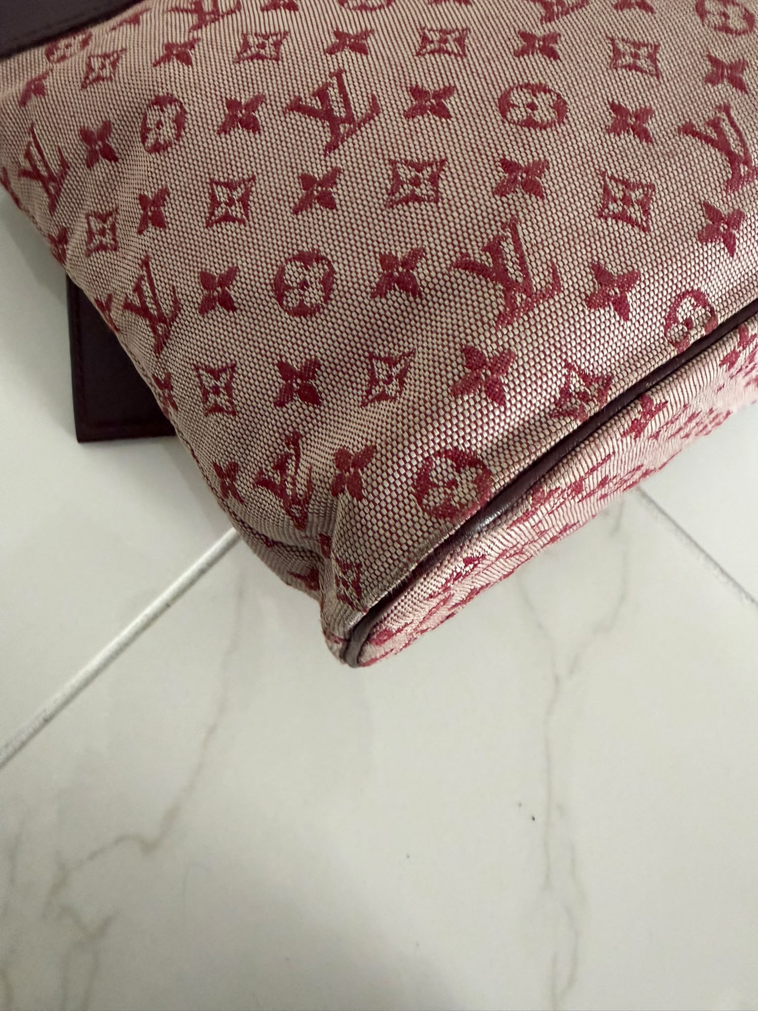 Louis Vuitton Monogram Mini Lucille PM Handbag - Cerise, Monogram Canvas