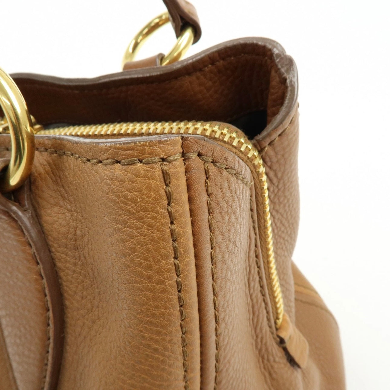 MIU MIU Leather Vitello Caribu Bag