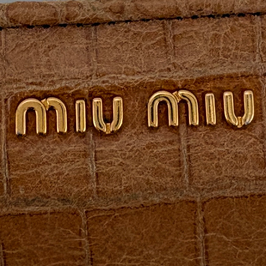 MIU MIU Croco clutch