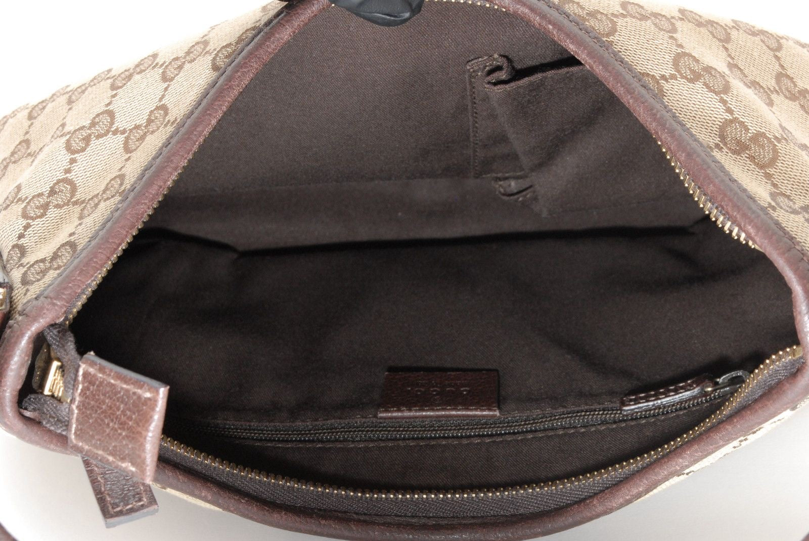 Gucci Abbey D-Ring Hobo Shoulder Bag - Brown, Leather