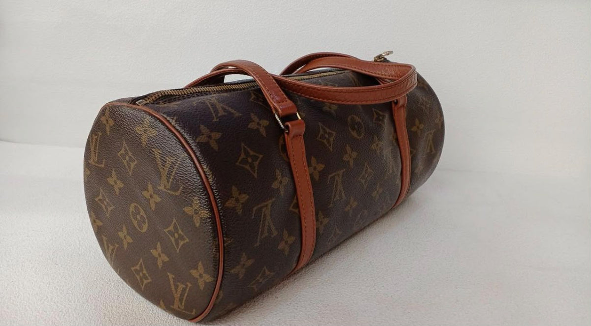 Louis Vuitton Monogram Papillon 30 Hand Bag - Brown, Monogram Canvas, Nume Leather