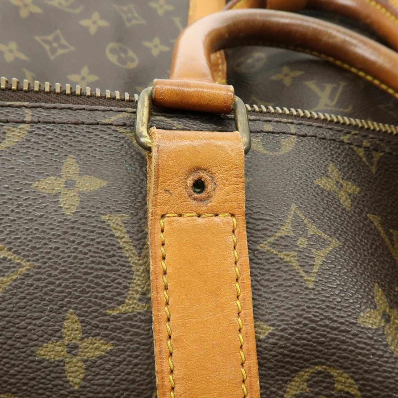 Louis Vuitton Monogram Keep All Bandouliere 55 Boston Bag