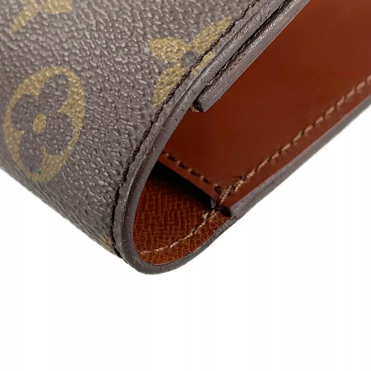 Monogram Chaillot Leather Brown Clutch bag