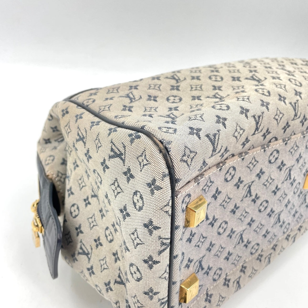 LOUIS VUITTON Monogram Mini Lin Navy Josephine GM