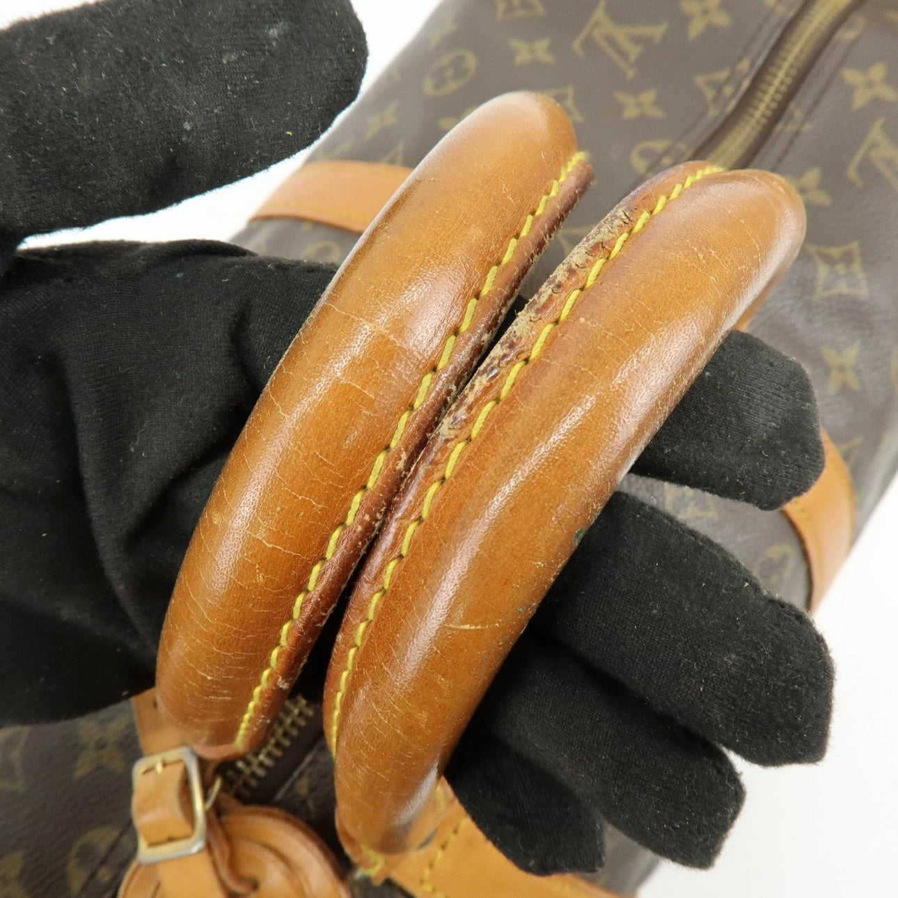 Louis Vuitton Monogram Keep All Bandouliere 55 Boston Bag