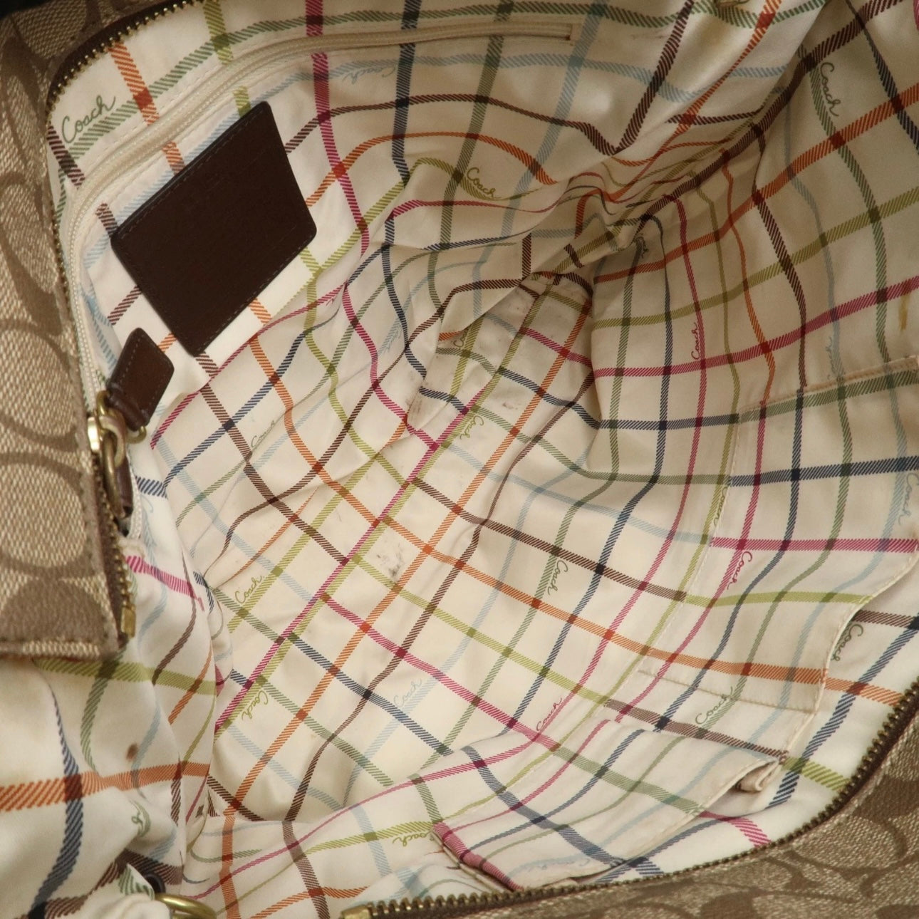 Coach Brown Tote Bag