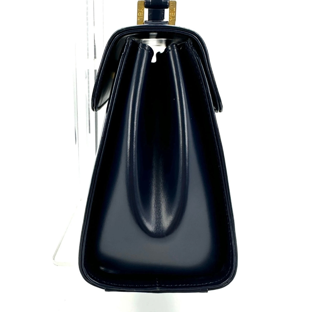 Saint Laurent Yves Saint Laurent Top Handle Bag - Navy, Leather