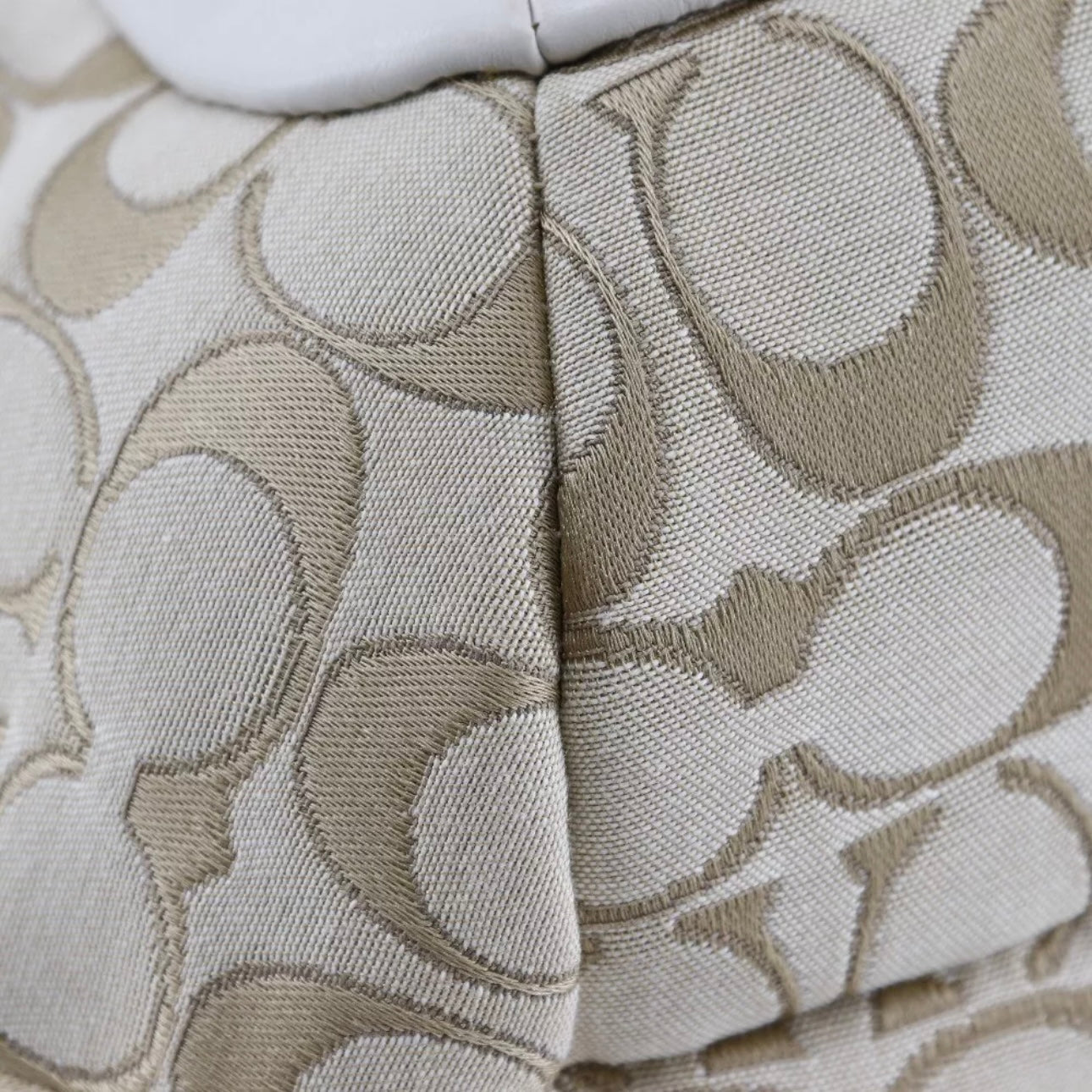 COACH Signature Tote Bag cricket beige canvas/leather