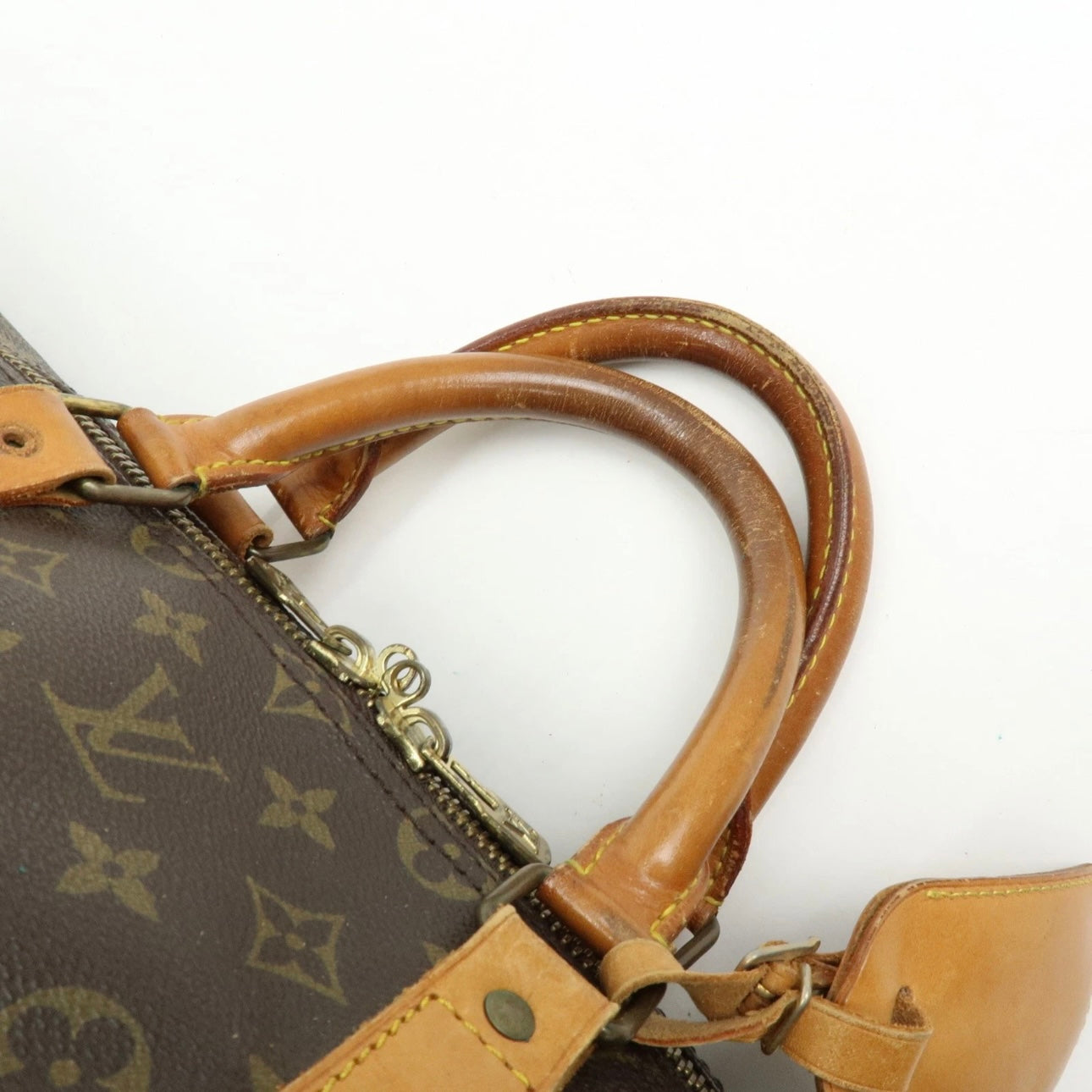 Louis Vuitton Monogram Keep All Bandouliere 55 Boston Bag