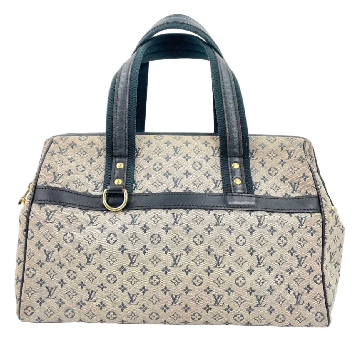 LOUIS VUITTON Monogram Mini Lin Navy Josephine GM