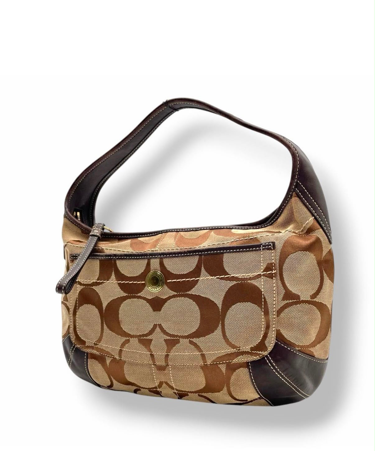 Coach Signature brown bag