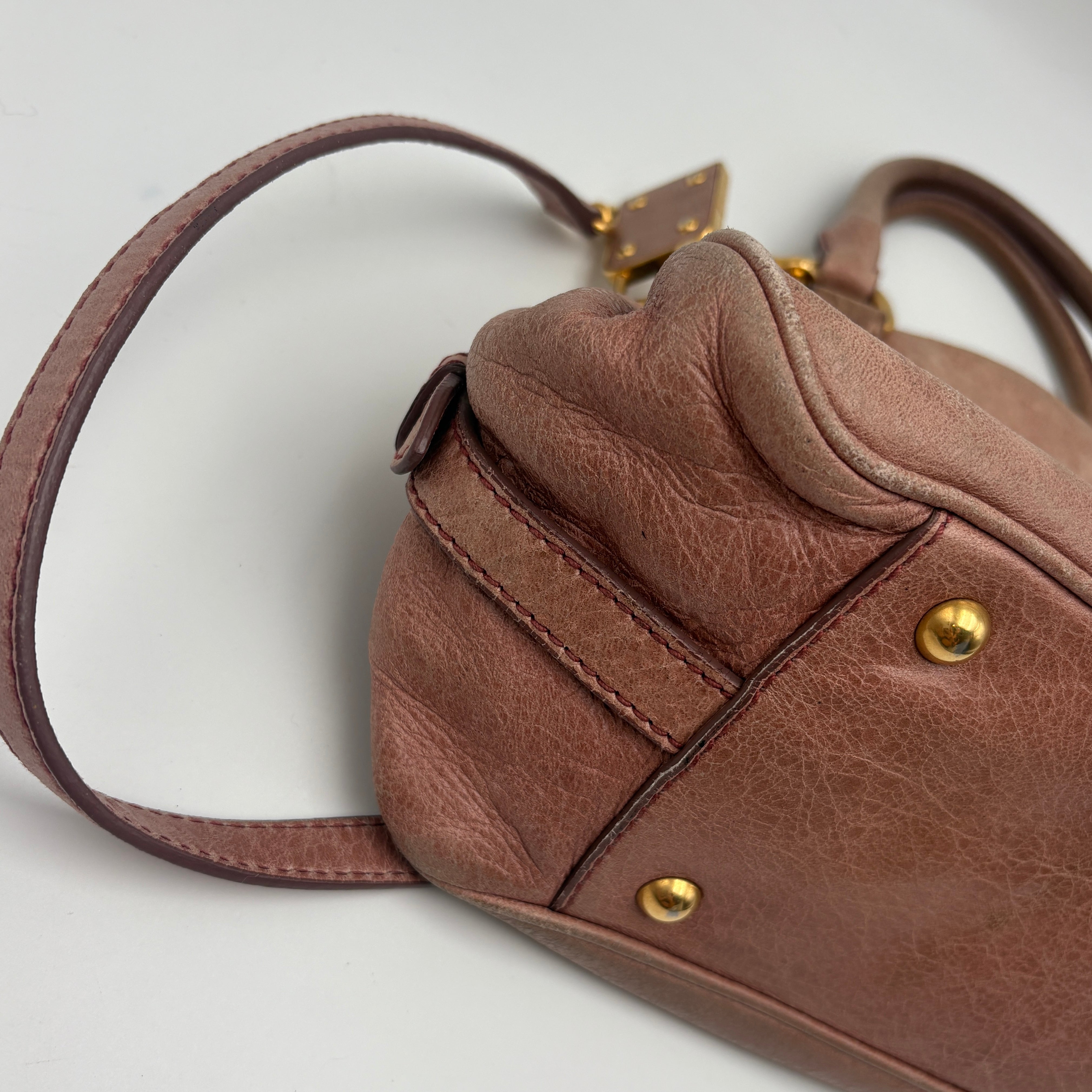 Miu Miu leather Pink Bag