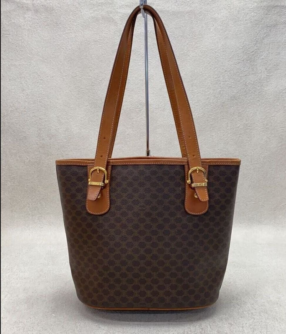 CELINE Macadam Tote Bag Shoulder Bag