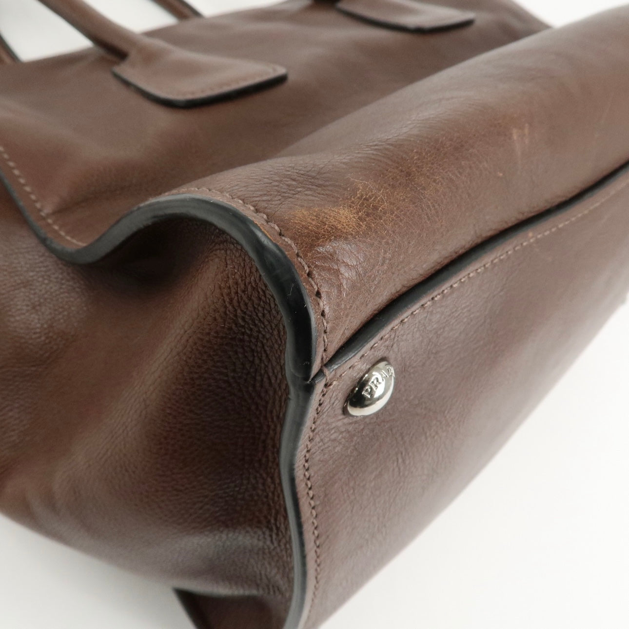 Prada 2 way brown