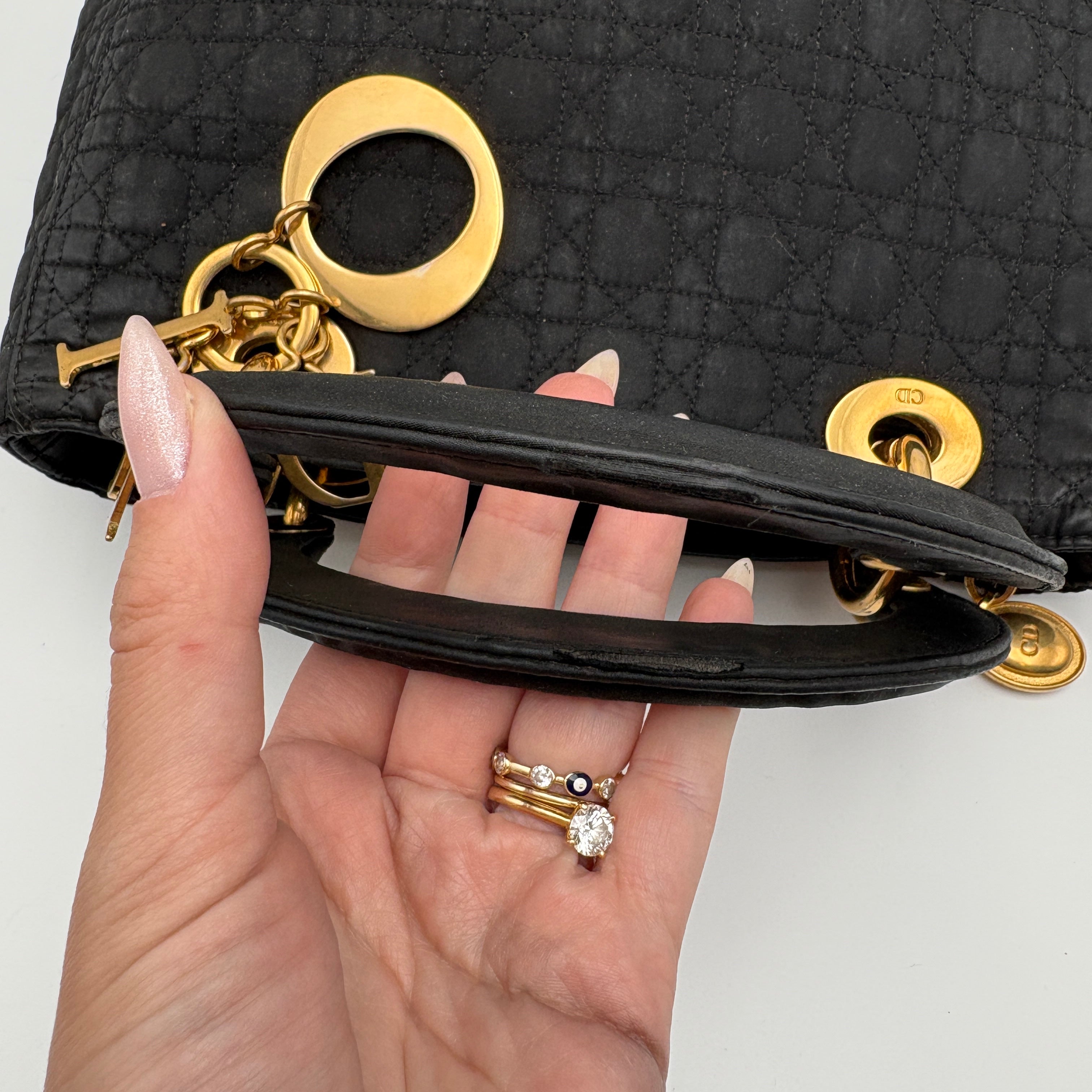 Lady Dior nylon bag