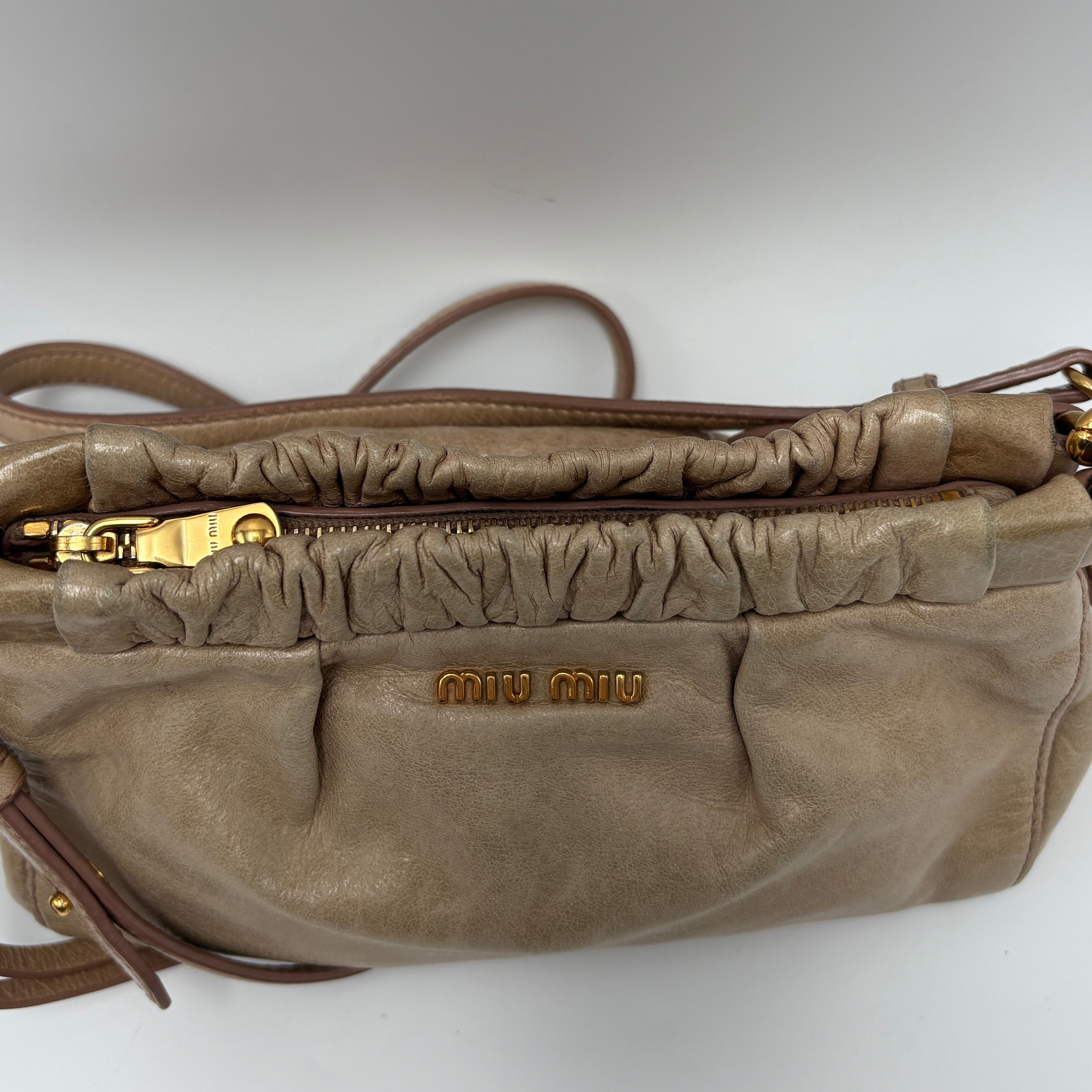 MIU MIU Leather Crossbody Bag